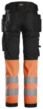 Snickers High-Vis, Klasse 1 Stretchbroek met holsterzakken 6234