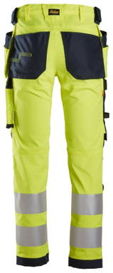 Snickers Allround, High-Vis Stretch Werkbroek met Holsterzakken KL2 6243