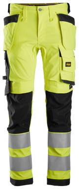 Snickers Allround, High-Vis Stretch Werkbroek met Holsterzakken KL2 6243