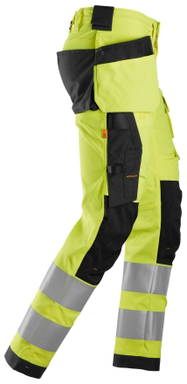 Snickers Allround, High-Vis Stretch Werkbroek met Holsterzakken KL2 6243