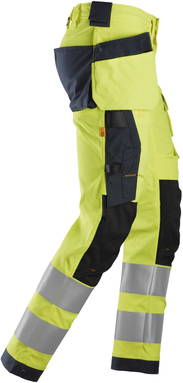 Snickers Allround, High-Vis Stretch Werkbroek met Holsterzakken KL2 6243