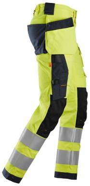 Snickers Allround, High-Vis Stretch Werkbroek met Holsterzakken KL2 6243