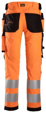 Snickers Allround, High-Vis Stretch Werkbroek met Holsterzakken KL2 6243