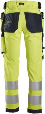 Snickers Allround, High-Vis Stretch Werkbroek met Holsterzakken KL2 6243