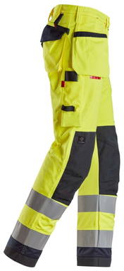 Snickers ProtecWork, Werkbroek met Holsterzakken, High-Vis Klasse 2 6260