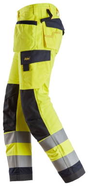 Snickers ProtecWork, Werkbroek met Holsterzakken, High-Vis Klasse 2 6260