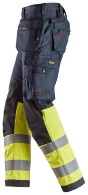 Snickers ProtecWork, Werkbroek Holsterzakken High-Vis Klasse 1 6263
