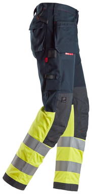 Snickers ProtecWork, Werkbroek met Holsterzakken, High-Vis Klasse 1 6276