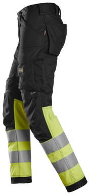 Snickers High-Vis, Klasse 1 Stretch Werkbroek 6334