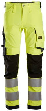 Snickers High-Vis, Klasse 2 Stretch Werkbroek 6343