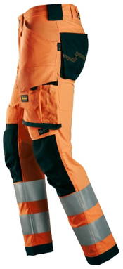 Snickers High-Vis, Klasse 2 Stretch Werkbroek 6343