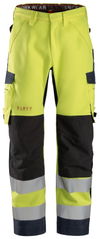 Snickers ProtecWork, Wasserdichte Shell Arbeitshose, High-Vis Klasse 2 6563