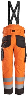 Snickers High-Vis Klasse 2, Waterproof 37.5® 2-laags Licht gewatteerde Werkbroek 6630