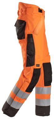 Snickers High-Vis Klasse 2, Waterproof 37.5® 2-laags Licht gewatteerde Werkbroek 6630