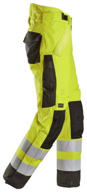 Snickers High-Vis Klasse 2, Waterproof 37.5® 2-laags Licht gewatteerde Werkbroek 6630