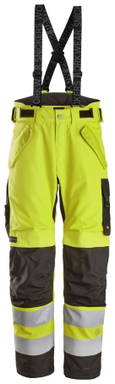 Snickers High-Vis Klasse 2, Waterproof 37.5® 2-laags Licht gewatteerde Werkbroek 6630