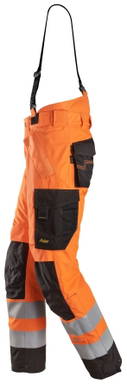 Snickers High-Vis Klasse 2, Waterproof 37.5® 2-laags Licht gewatteerde Werkbroek 6630
