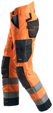 Snickers AllroundWork, High-Vis 37.5 Isolerende Werkbroek+ Klasse 2 6639
