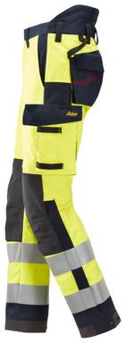 Snickers ProtecWork, Isolerende Werkbroek, High-Vis klasse 2 6663