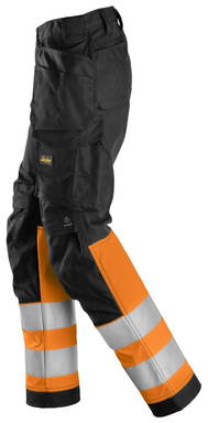 Snickers High-Vis, Klasse 1 Dames Stretch Werkbroek met Holsterzakken 6734