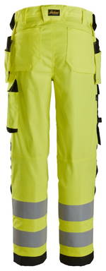 Snickers High-Vis, Klasse 2, Dames Stretchbroek met Holsterzakken 6743