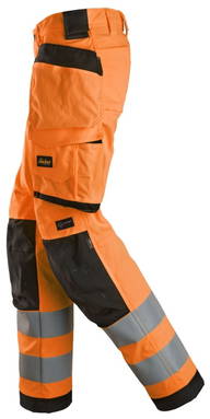 Snickers High-Vis, Klasse 2, Dames Stretchbroek met Holsterzakken 6743