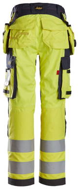 Snickers ProtecWork, Dameswerkbroek met Holsterzakken, High-Vis Klasse 2 6797