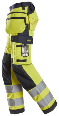 Snickers ProtecWork, Dameswerkbroek met Holsterzakken, High-Vis Klasse 2 6797