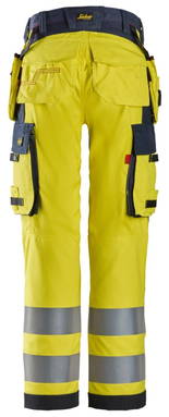 Snickers ProtecWork, Dameswerkbroek met Holsterzakken, High-Vis Klasse 2 6797
