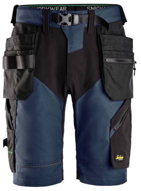Snickers FlexiWork, Korte Werkbroek+ met holsterzakken 6904