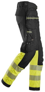 Snickers High-Vis, Klasse 1 Stretch Werkbroek met Holsterzakken 6934