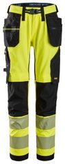 Snickers High-Vis, Klasse 2 Stretch Werkbroek met Holsterzakken 6943
