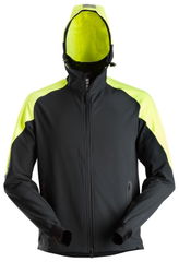 Snickers Neon Hoodie mit Reißverschluss 8025