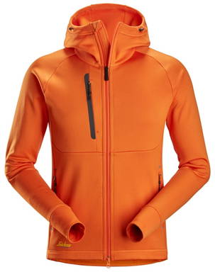 Snickers FlexiWork, Polartec® Power Stretch® Hoodie met Volledige Rits 8026