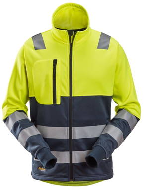 Snickers AllroundWork, High-Vis Jack met rits Klasse 2 8035