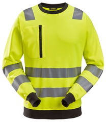 Snickers AllroundWork, High-Vis Sweatshirt Klasse 2/3 8037