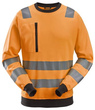 Snickers AllroundWork, High-Vis Sweatshirt Klasse 2/3 8037
