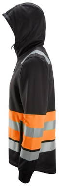 Snickers High-Vis Klasse 1, Hoodie met Rits 8038