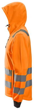 Snickers AllroundWork, High-Vis Hoodie met rits Klasse 2/3 8039