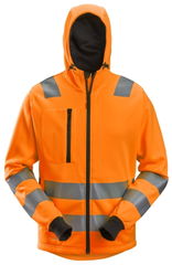 Snickers AllroundWork, High-Vis Hoodie mit Reißverschluss Klasse 2/3 8039