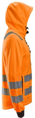 Snickers AllroundWork, High-Vis Hoodie met rits Klasse 2/3 8039