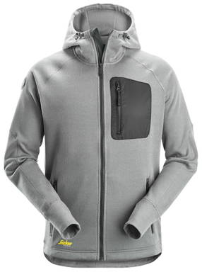 Snickers FlexiWork, Fleece Hoodie met Volledige Rits 8041