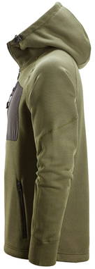 Snickers FlexiWork, Fleece Hoodie met Volledige Rits 8041