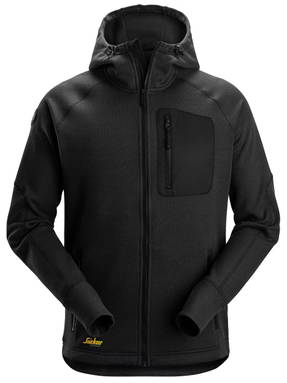 Snickers FlexiWork, Fleece Hoodie met Volledige Rits 8041