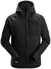 Snickers FlexiWork, Fleece Kapuzenpullover mit durchgehendem Reißverschluss 8041