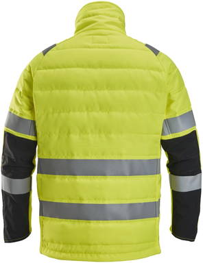 Snickers AllroundWork, High-Vis Licht Gewatteerd Jack, Klasse 2 8134