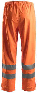 Snickers Regenbroek PU High Visibility, Klasse 2 8243