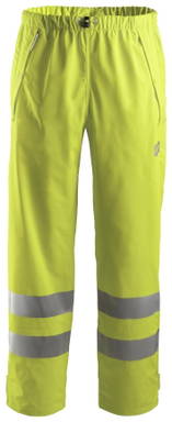 Snickers Regenbroek PU High Visibility, Klasse 2 8243