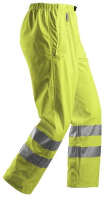 Snickers Regenbroek PU High Visibility, Klasse 2 8243