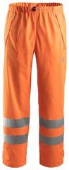 Snickers Regenhose PU High Visibility, Klasse 2 8243
